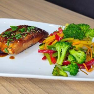 Teppan de salmon yasai - Image 1