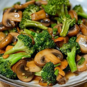 Brocoli y hongo shitake con salsa de ostión - Image 1